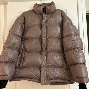 Aritzia Super Puff Size XL Stone Taupe